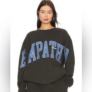 The Mayfair Group Ways To Show Empathy Crewneck in Charcoal